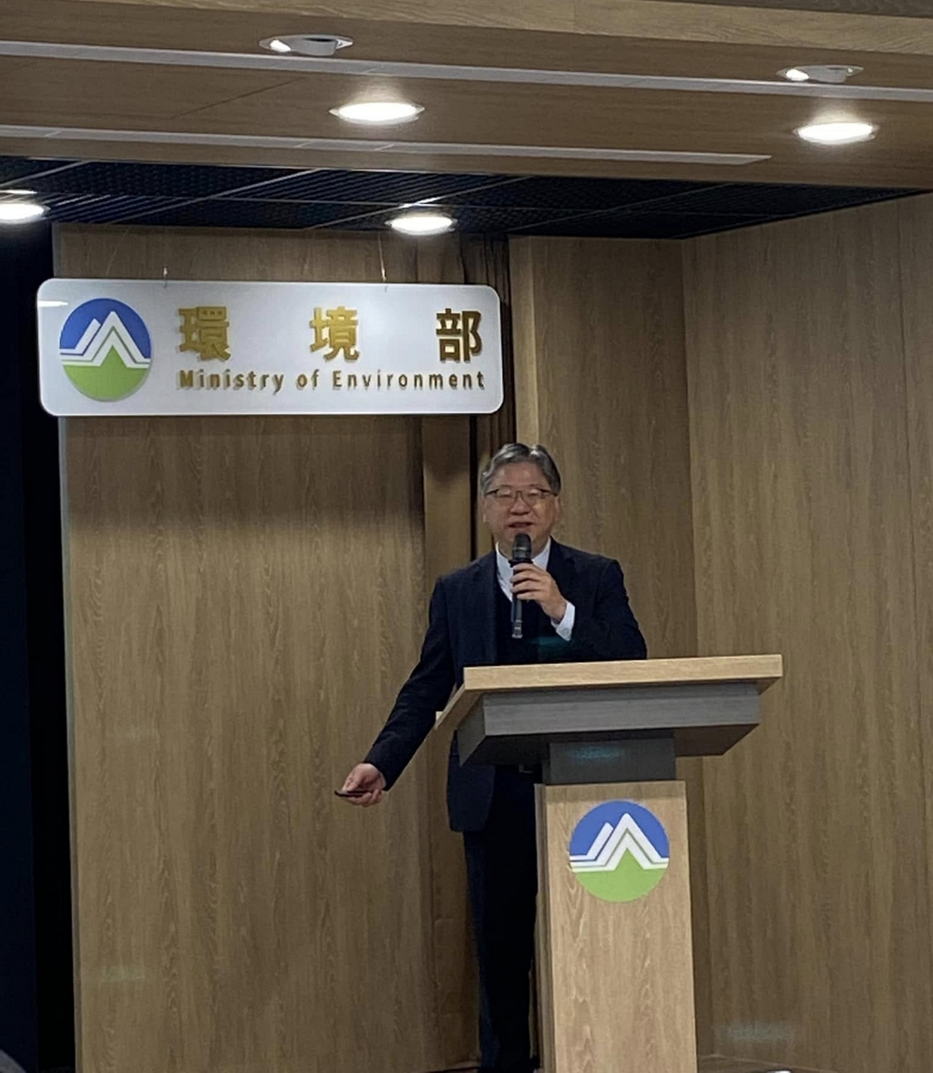 資源循環署許智倫副署長致詞（記者黃楸玲／攝影）