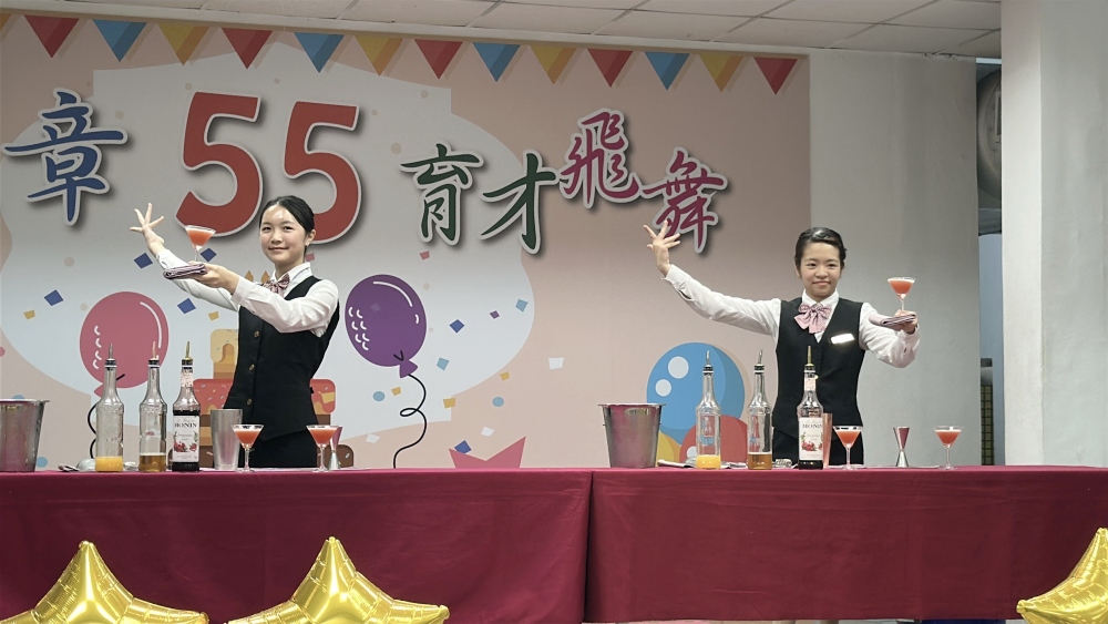 ▲豫章工商餐飲管理科隆重舉辦「豫見美味 探索創新」國際畢業成果發表會，展現學生三年來的學習成果與專業技藝。(圖/豫章工商提拱)