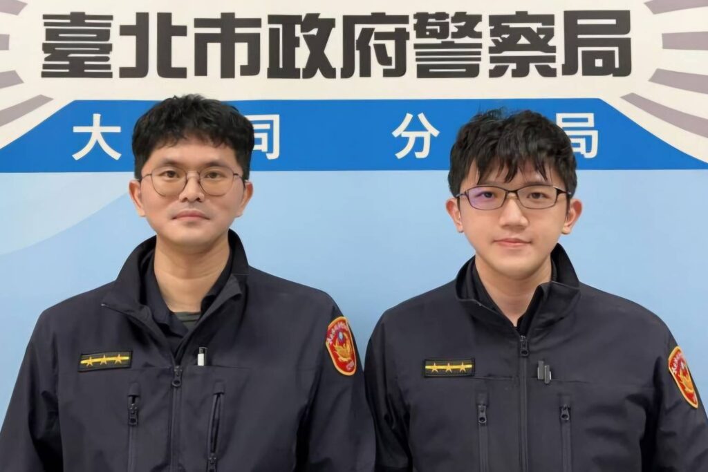 溫馨送回家 失智長者街頭徘徊 大同暖警護送返家 1 MEITU 20250502 084406090