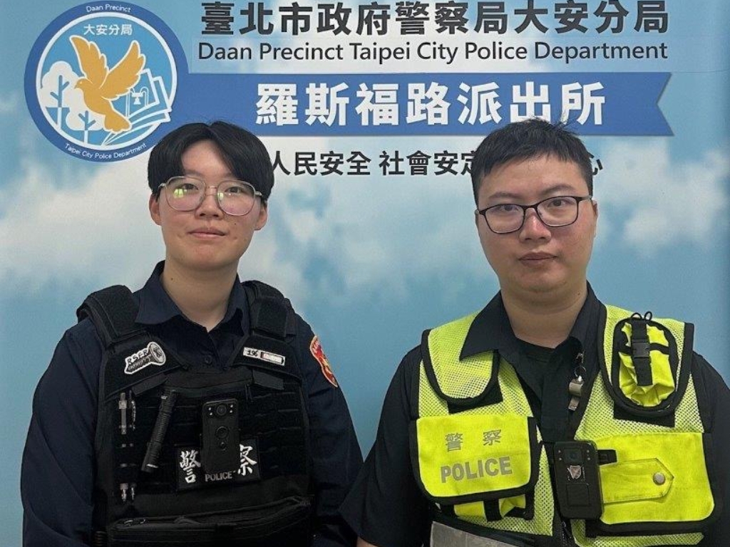 八旬婦人失智走失 大安暖警助返家 1 MEITU 20250509 074128310