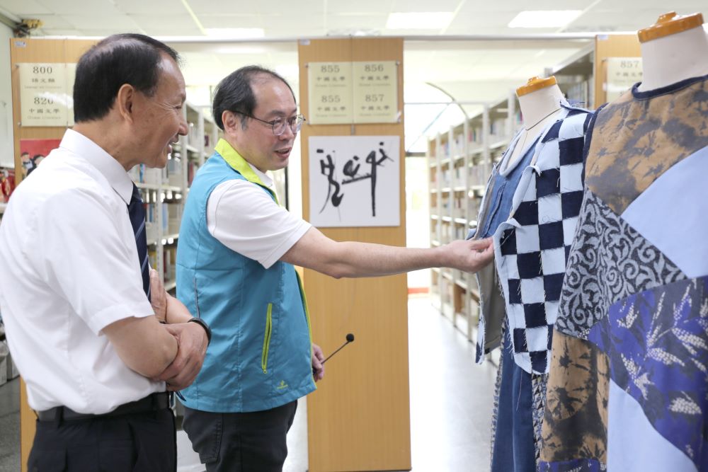 亞東科大、新北高工跨域跨遇展 想像無限連結未來 3 《圖說》材料織品服裝系優質設計作品展示。〈亞東科大提供〉