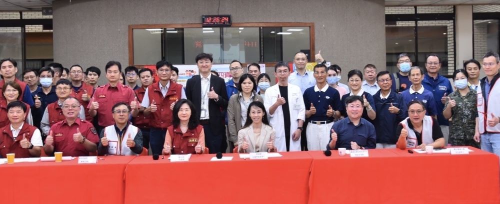 中和境況模擬演練 地震應變鉅細靡遺 1 《圖說》中和區境況模擬兵棋推演合影。〈中和區公所提供〉