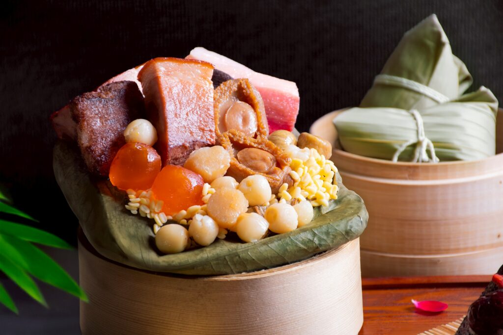 招牌港式裹蒸粽連三年深受饕客喜愛，以鮑魚、干貝等珍材演繹舌尖上的端午儀式