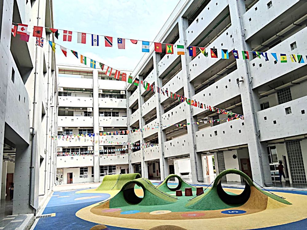 淡海國小喜迎1週年校慶 智慧E化綠建築新校園啟用 4 《圖說》淡海國小新建校舍二。〈教育局提供〉