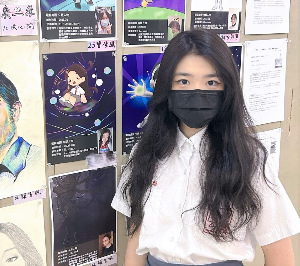 四技二專學測出爐 新北技職適性培育助攻成果亮眼 3 《圖說》復興商工廣設科賴音諭以全校最高分69級分亮眼成績脫穎而出。〈教育局提供〉