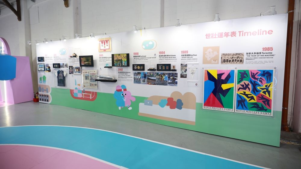 打造城市級奧林匹克場域 世壯運公園暨博覽會開幕 2 《圖說》世壯運博覽會匯聚世壯運歷屆官方文件與主辦城市珍貴文物,自即日起至6月1日於松山文創園區展開。〈文化局提供〉