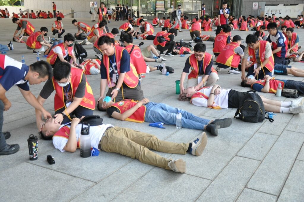 有備無患保護家園 中市府召訓372名備役替代役演訓 1 模擬重大災害救護應變情況 0 0