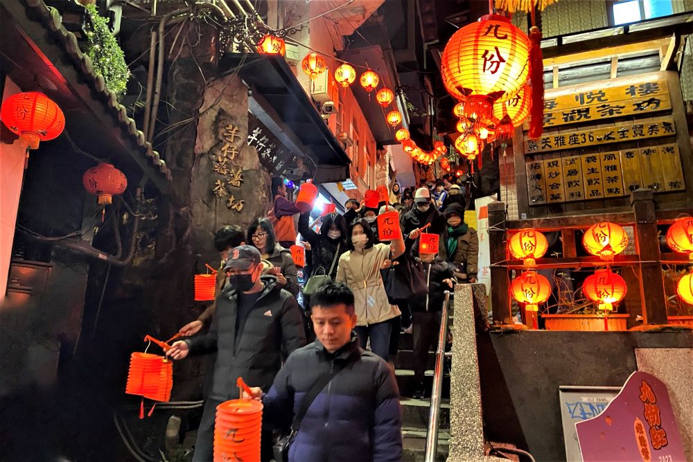 台北觀光博覽會5/23登場 新北館多元好康秒懂 1 《圖說》懷舊風情的九份紅燈籠祭活動將開跑,九份老街是知名旅遊勝地。〈觀旅局提供〉