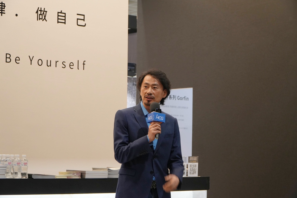 HCG參展台灣國際室內設計博覽會 以設計與科技開創衛浴新篇章 1 ▲邱立堅董事長致詞。(圖/業者提供)