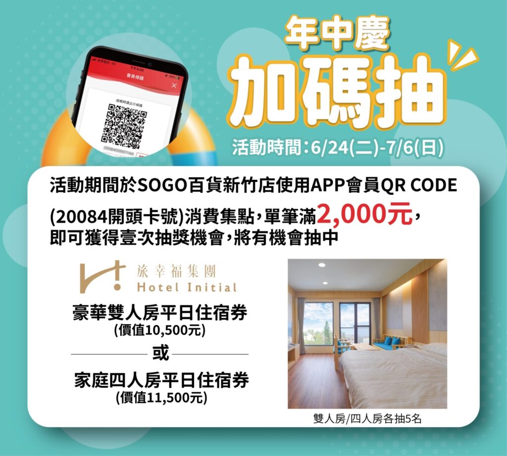 新竹SOGO幸福年中慶起跑!夏殺折扣5折起,最高回饋14% 2 114062321
