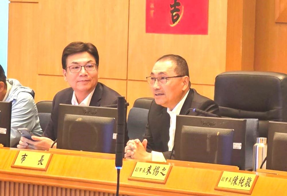終於有專屬場域 新北首座原民歲時祭儀廣場年底完工 1 《圖說》侯友宜市長於市政會議感謝原民局的努力。〈原民局提供〉