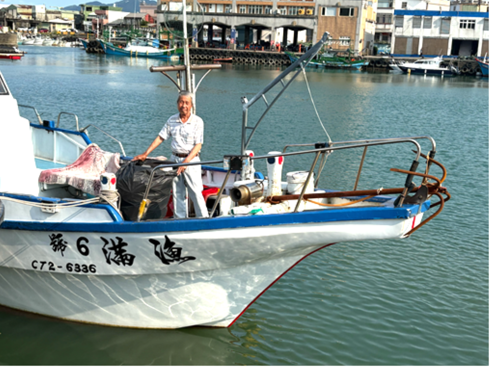 《圖說》郭泰雄為貢寮區漁會藍海艦隊主要成員。〈農業局提供〉