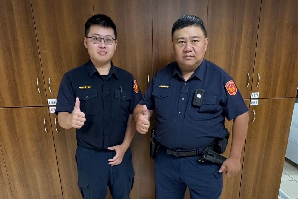 婦人深夜公園徘徊 中正一警協助失智婦人與子團圓 1 MEITU 20250712 120640913