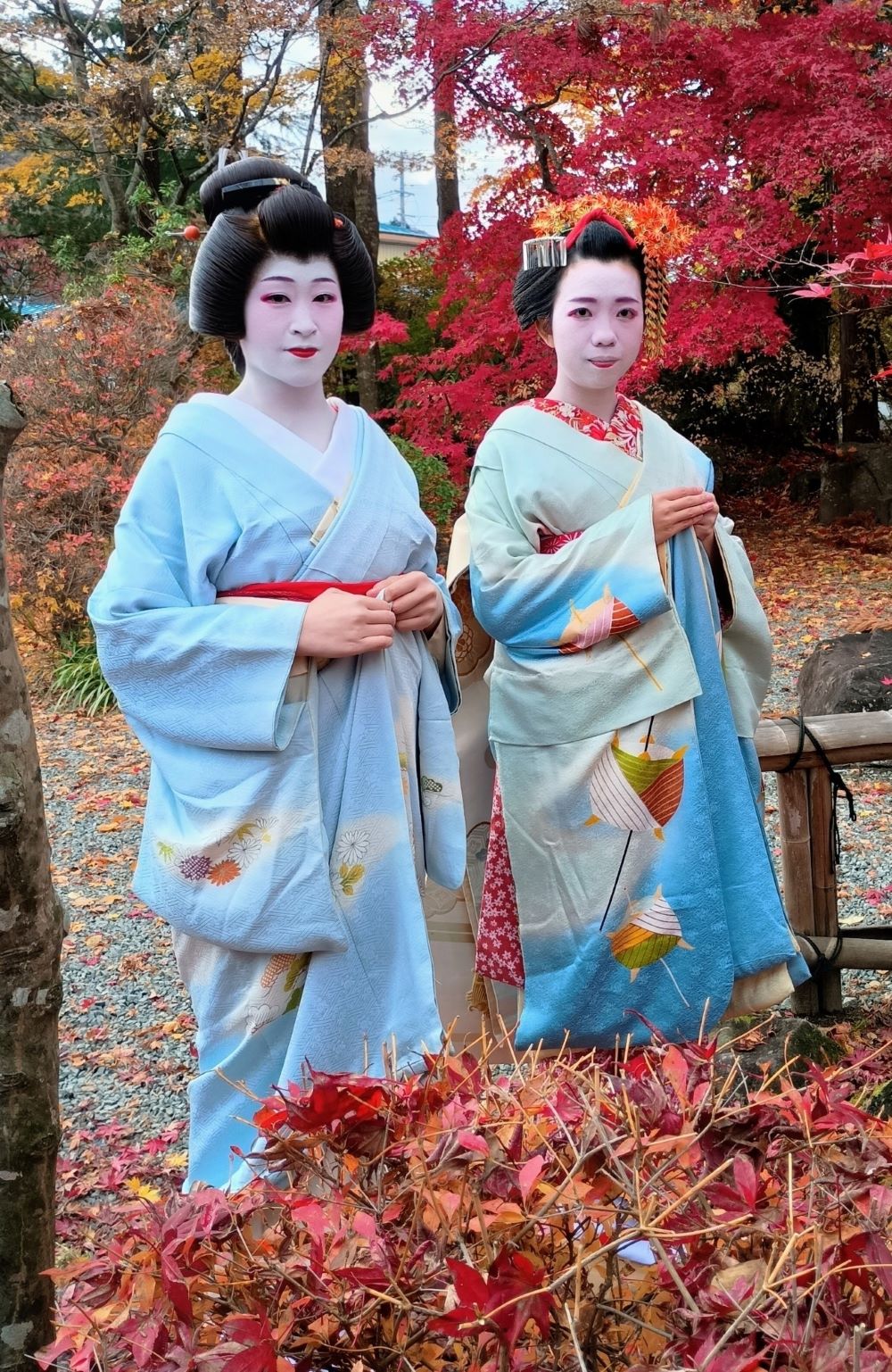 《圖說》擁有300年歷史的秋田縣湯澤市七夕繪燈籠祭中演出的秋田美人藝妓舞，細膩舞姿與精緻和服令人驚豔。〈板橋區公所提供〉
