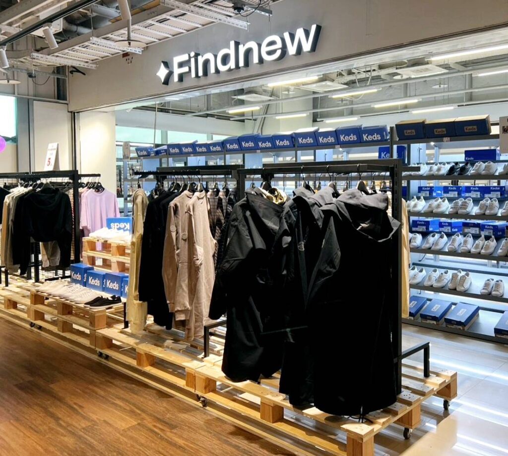 Global Mall新左營車站引帆紐Findnew新櫃，指定服飾五折