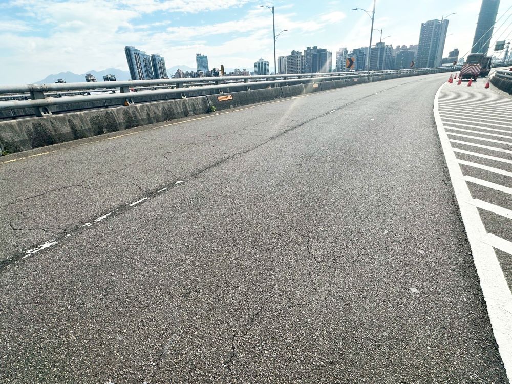 《圖說》新北環快往三重方向施工前。〈工務局提供〉